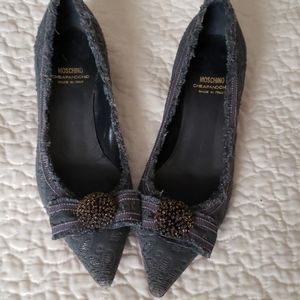 Moschino kitten heel shoes